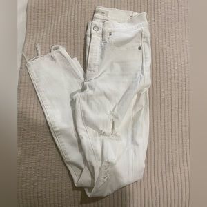 Madewell white denim